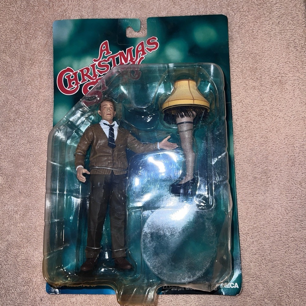 NECA - A Christmas Story  Action Figure Lot-Dad, Ralphie, Mom & Randy, Flick New